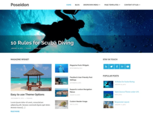 Poseidon -Gym Fitness Multipurpose Crossfit WordPress Themes