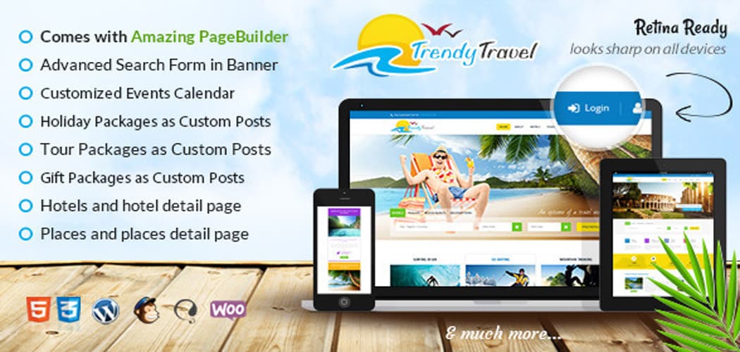 best travel agency WordPress themes