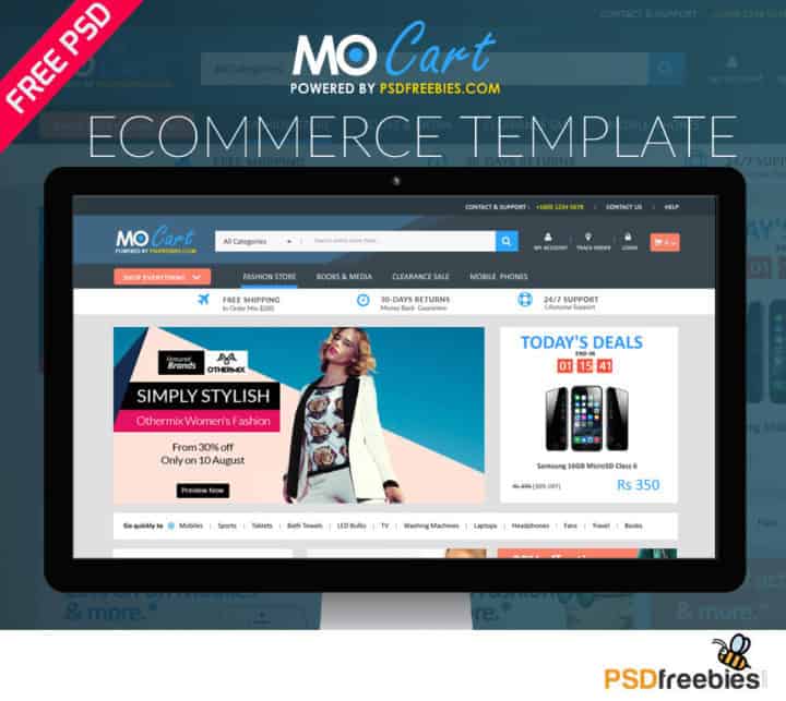 mocart-ecommers-PSD-Template