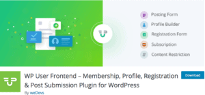 User-Frontend-–-Membership-Profile-Registration-Post-Submission-Plugin-for-WordPress