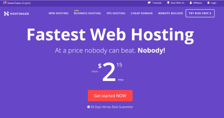 hostinger web hosting service