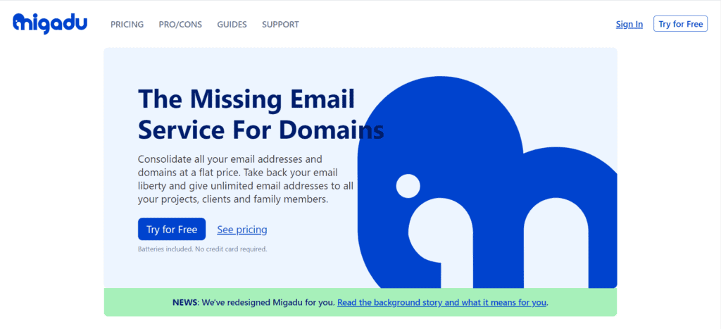 Migadu email hosting