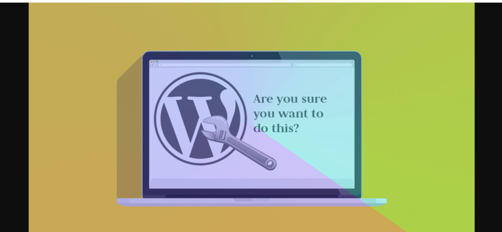 "Are you sure you want to do this" WordPress Error