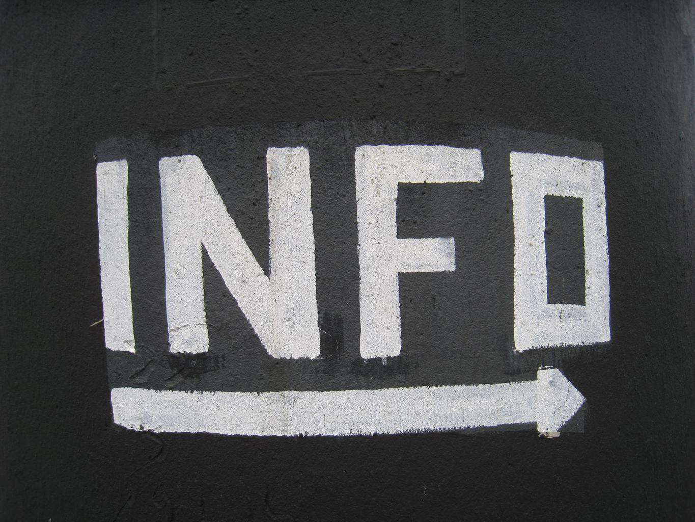 Info sign