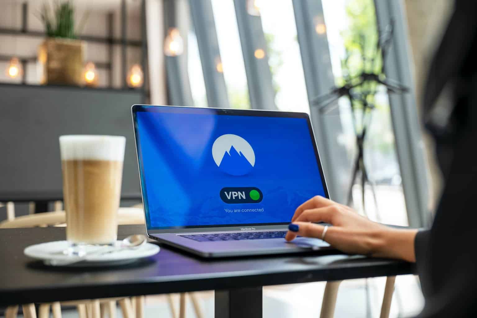 VPN software on computer